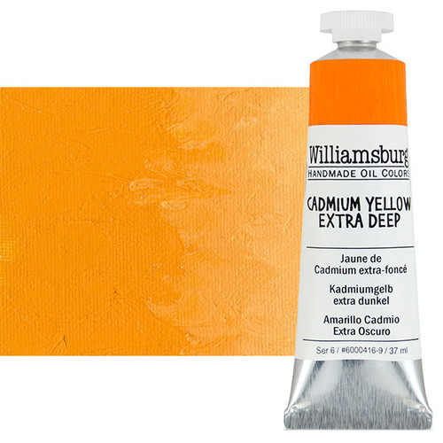 Williamsburg Oil Color 37ml Cadmium Yellow Extra Deep - (60152)