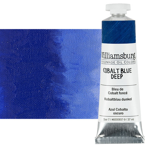 Williamsburg Oil Color 37ml Cobalt Blue Deep - (60160) Williamsburg Oil Color 37ml Cobalt Blue Deep - (60160)