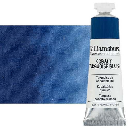 Williamsburg Oil Color 37ml Cobalt Turquoise Bluish - (60163) Williamsburg Oil Color 37ml Cobalt Turquoise Bluish - (60163)
