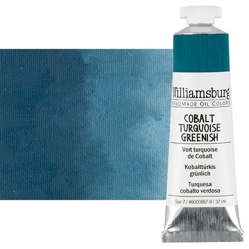Williamsburg Oil Color 37ml Cobalt Turquoise Greenish - (60164) Williamsburg Oil Color 37ml Cobalt Turquoise Greenish - (60164)