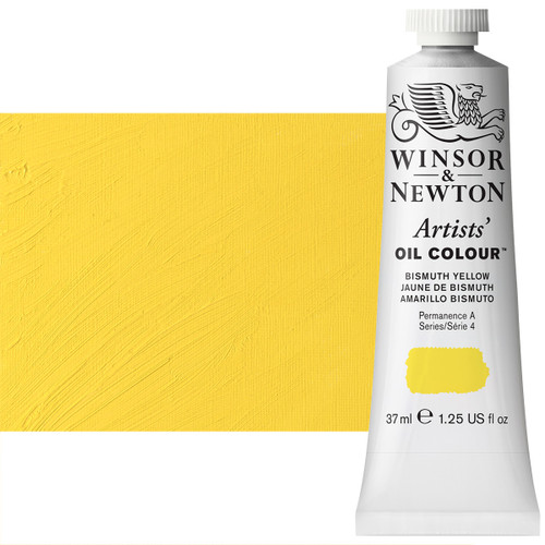 Winsor Newton Artist Oil Bismuth Yellow 37ml Tube - (63502)
