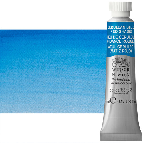Winsor Newton Professional Watercolor Cerulean Blue (Red Shade) 5ml - (69089)