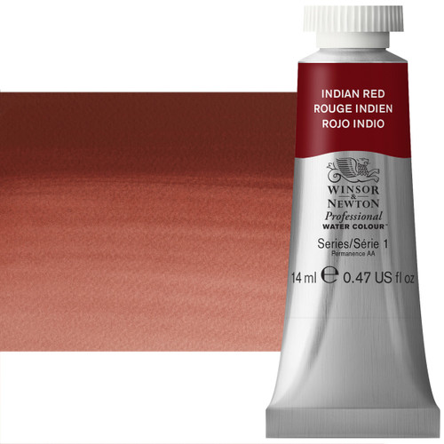 Winsor Newton Professional Watercolor Indian Red 14ml - (598)
