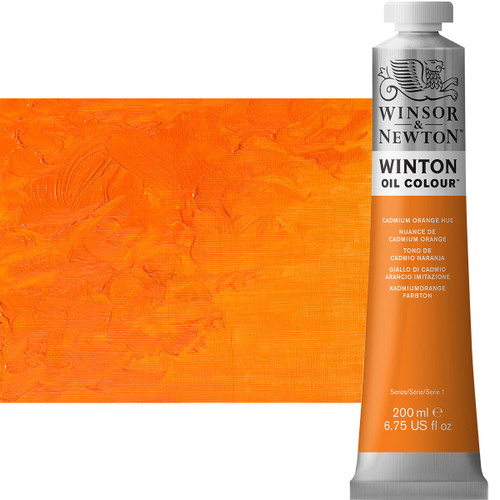 Winton Oil Color 200ml Cadmium Orange Hue - (30126) Winton Oil Color 200ml Cadmium Orange Hue - (30126)