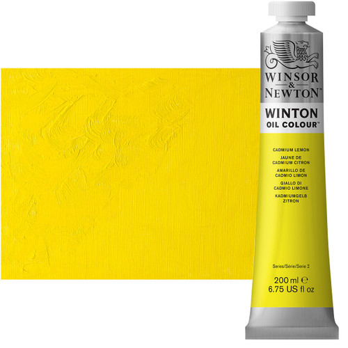 Winton Oil Color 200ml Cadmium Lemon - (40517) Winton Oil Color 200ml Cadmium Lemon - (40517)