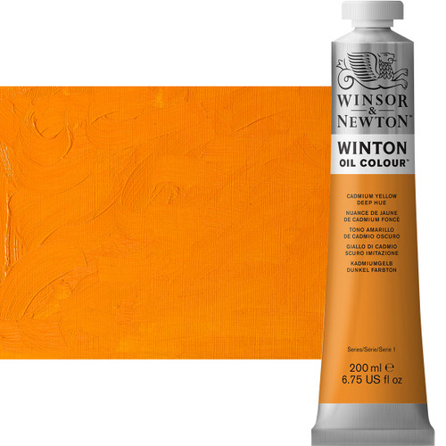 Winton Oil Color 200ml Cadmium Yellow Deep Hue - (40526) Winton Oil Color 200ml Cadmium Yellow Deep Hue - (40526)