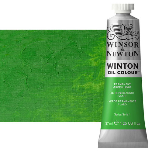 Winton Oil Color 37ml Permanent Green Light - (45728) Winton Oil Color 37ml Permanent Green Light - (45728)