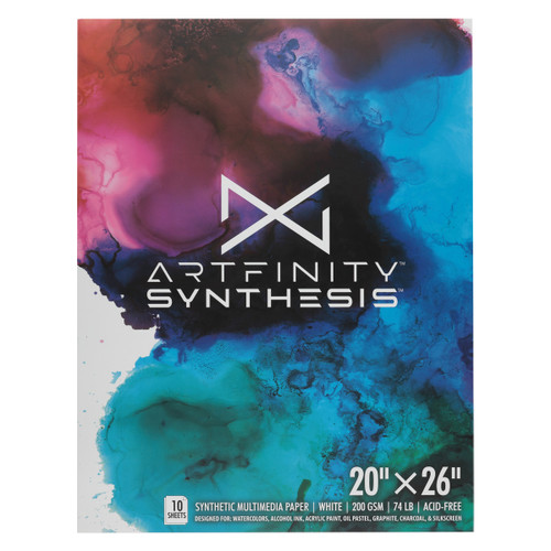 Artfinity Synthesis 74 lb. Synthetic Paper 20x26 Pad (10 Sheets) - (90933) Artfinity Synthesis 74 lb. Synthetic Paper 20x26 Pad (10 Sheets) - (90933)