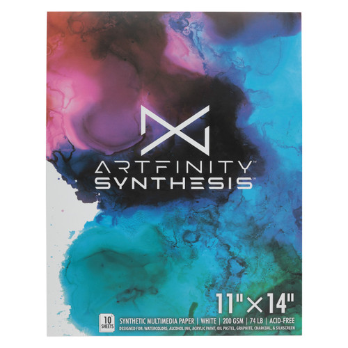 Artfinity Synthesis 74 lb. Synthetic Paper 11x14 Pad (10 Sheets) - (90932) Artfinity Synthesis 74 lb. Synthetic Paper 11x14 Pad (10 Sheets) - (90932)