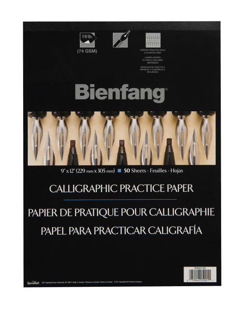 Bienfang #206 Calligraphic Practice Pad 9x12 - (100050632)