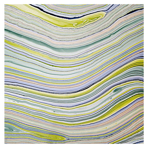 Black Ink Papers Marbled Ammolite 36x24in - (1000084059)