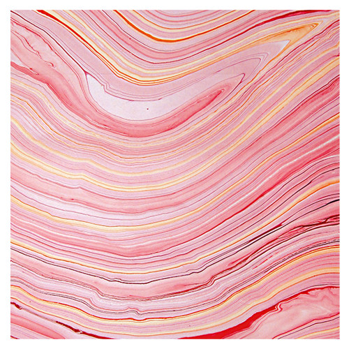 Black Ink Papers Marbled Pink Coral 36x24in - (1000084061)
