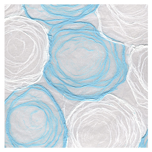 Black Ink Papers Whimzy Blue/White 37"x25" - (1000084064)