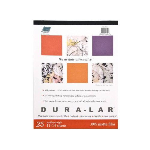 Grafix Matte Dura-Lar Pad .005 11x14 - (200000180) Grafix Matte Dura-Lar Pad .005 11x14 - (200000180)