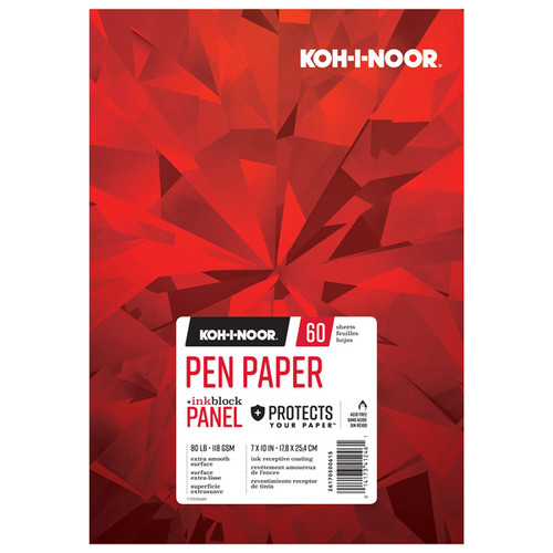 Koh-I-Noor 80 lb. Pen Paper Ink Block Panel Pad 7x10 - (200029336) Koh-I-Noor 80 lb. Pen Paper Ink Block Panel Pad 7x10 - (200029336)