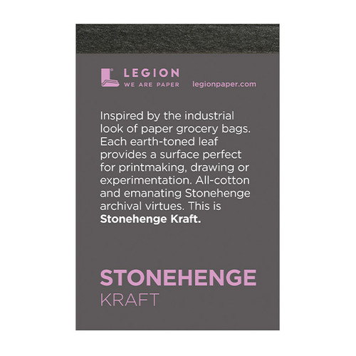 Legion Stonehenge Kraft Paper Pad 2.5x3.75 (15 Sheets) - (200032571) Legion Stonehenge Kraft Paper Pad 2.5x3.75 (15 Sheets) - (200032571)