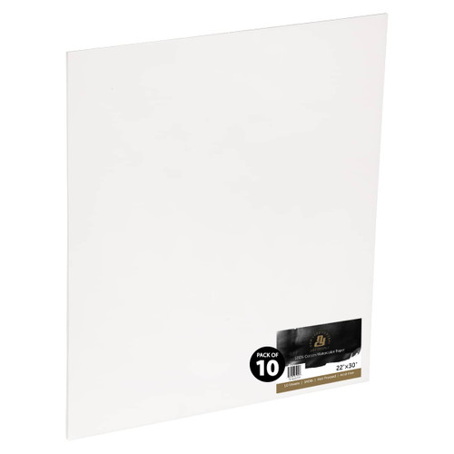 New York Central Watercolor Paper 10 Pack 140 lb. Hot Press 22X30 - (91546)