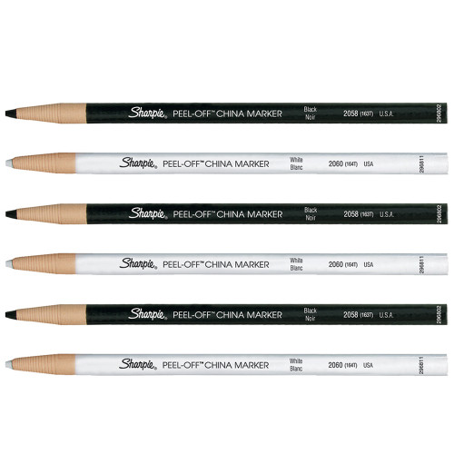 Sharpie Peel-Off Wax-Based China Markers Sharpie Peel-Off Wax-Based China Markers