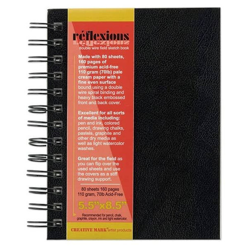 Reflexions Double Wire Sketch Book 5.5x8.5 - (76044) Reflexions Double Wire Sketch Book 5.5x8.5 - (76044)