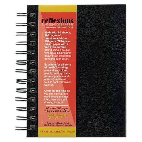 Reflexions Double Wire Sketch Book 5x7 - (76041) Reflexions Double Wire Sketch Book 5x7 - (76041)