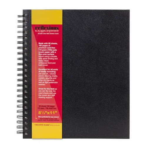 Reflexions Double Wire Sketch Book 8.5x11 - (76046) Reflexions Double Wire Sketch Book 8.5x11 - (76046)