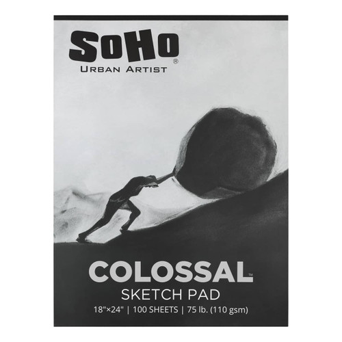 SoHo Colossal Sketch 110 gsm Pad 18x24 (100 Sheets) - (91731) SoHo Colossal Sketch 110 gsm Pad 18x24 (100 Sheets) - (91731)