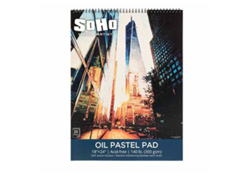 SoHo Oil Pastel Pad 18x24 in. 20 Sheets