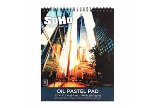 SoHo Oil Pastel Pad 11x14 in. 20 Sheets