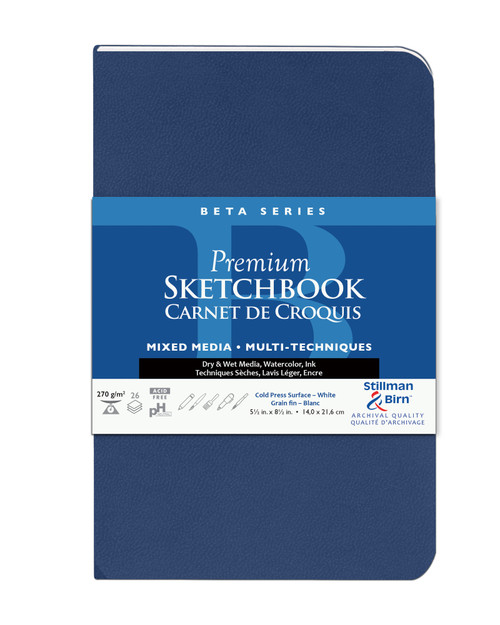 Stillman & Birn Beta Softbound Portrait Sketch Book 5.5x8.5 - (200020225) Stillman & Birn Beta Softbound Portrait Sketch Book 5.5x8.5 - (200020225)