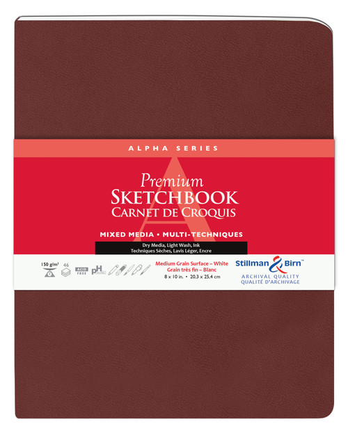 Stillman & Birn Alpha Softbound Portrait Sketch Book 8x10 - (200020222) Stillman & Birn Alpha Softbound Portrait Sketch Book 8x10 - (200020222)
