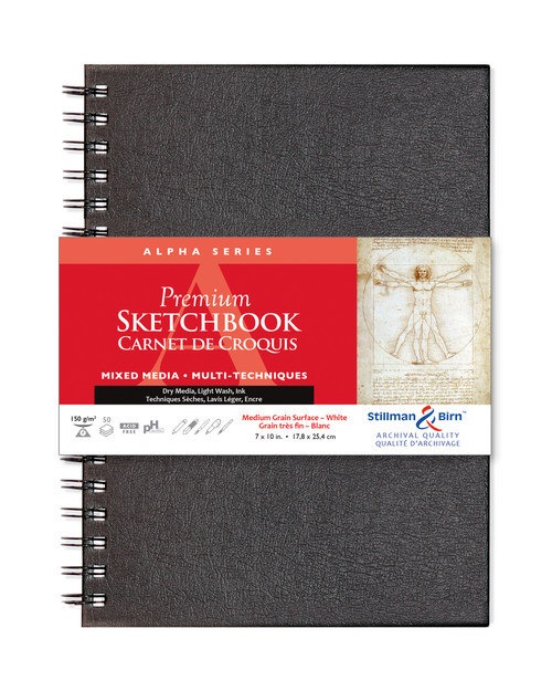 Stillman & Birn Alpha Wire Bound Sketch Book 7x10 - (200019142) Stillman & Birn Alpha Wire Bound Sketch Book 7x10 - (200019142)