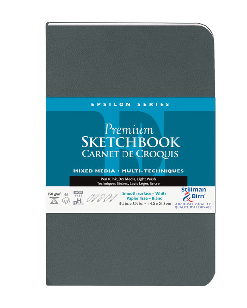Stillman & Birn Epsilon Softbound Portrait Sketch Book 5.5x8.5 - (200020238) Stillman & Birn Epsilon Softbound Portrait Sketch Book 5.5x8.5 - (200020238)