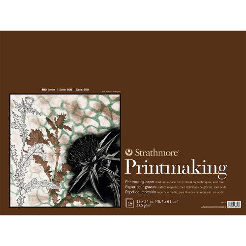 Strathmore 400 Series Printmaking Pad 18x24 (15 Sheets) - (200017516) Strathmore 400 Series Printmaking Pad 18x24 (15 Sheets) - (200017516)