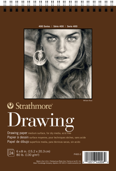 Strathmore 400 Series Drawing Pad 6X8 - (17297) Strathmore 400 Series Drawing Pad 6X8 - (17297)