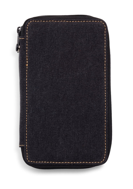Canvas 48 Count Empty Pencil Case in Black - (200011921) Canvas 48 Count Empty Pencil Case in Black - (200011921)