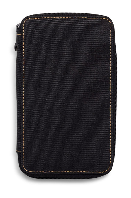 Canvas 24 Count Empty Pencil Case in Black - (200011916) Canvas 24 Count Empty Pencil Case in Black - (200011916)