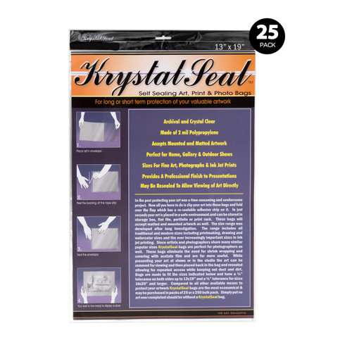 Creative Mark Krystal Seal Bags 13 x 19 inch 25 Count - (69988) Creative Mark Krystal Seal Bags 13 x 19 inch 25 Count - (69988)