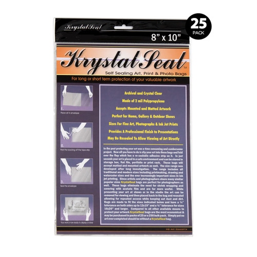 Creative Mark Krystal Seal Bags 8 x 10 inch 25 Count - (69983) Creative Mark Krystal Seal Bags 8 x 10 inch 25 Count - (69983)