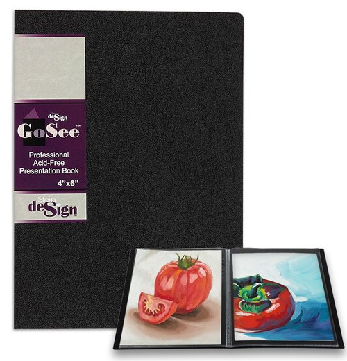 Go-See Professional Archival Presentation Book 4x6 inch 24 Pages - (77013)