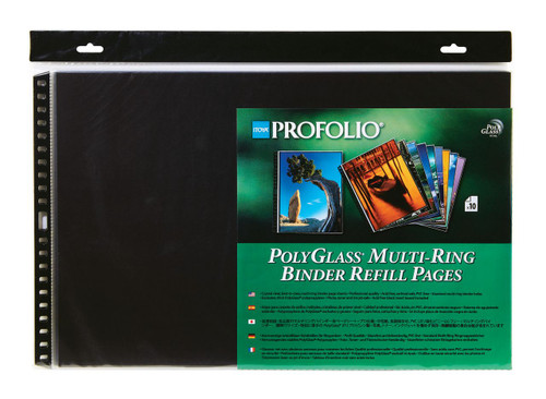 Itoya Art Portfolio Polyglass Page 10-Pack 17 x 11 inch Landscape - (200024829) Itoya Art Portfolio Polyglass Page 10-Pack 17 x 11 inch Landscape - (200024829)