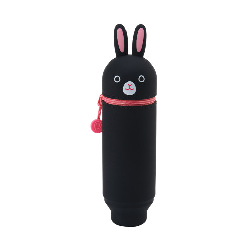 Itoya PuniLabo Stand Up Case Black Rabbit - (1000085936)