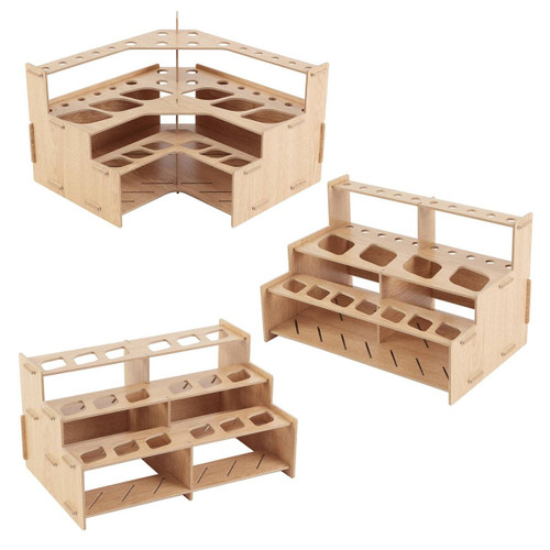 Mezzo Artist Paint and Brush Set of 3 Racks - (90348)
