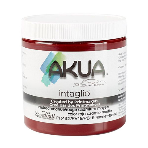 Akua Intaglio Ink Cadmium Red Medium 8 oz. - (200019669)