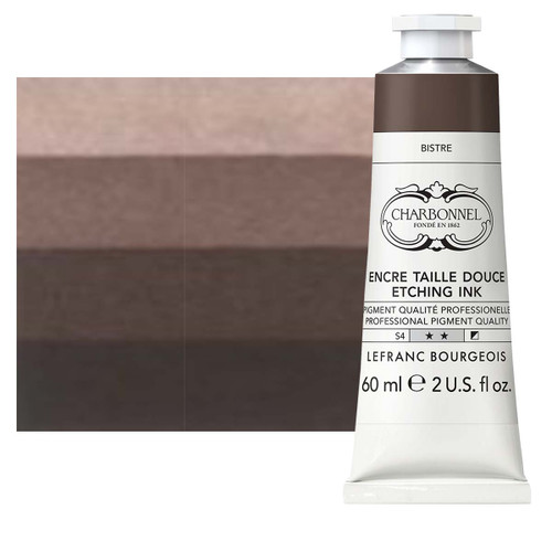 Charbonnel Etching Ink Bistre 60 ml Tube - (85262) Charbonnel Etching Ink Bistre 60 ml Tube - (85262)