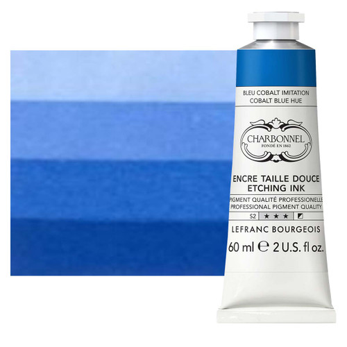 Charbonnel Etching Ink Cobalt Blue 60 ml Tube - (85266)