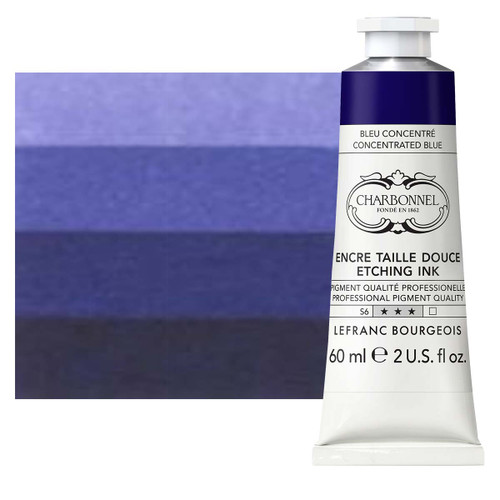 Charbonnel Etching Ink Concentrated Blue 60 ml Tube - (85297)