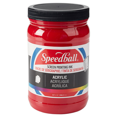 Speedball Acrylic Screen Printing Ink 32 oz. Dark Red - (66524) Speedball Acrylic Screen Printing Ink 32 oz. Dark Red - (66524)