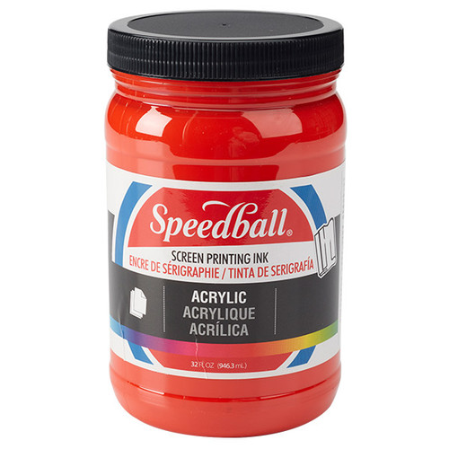 Speedball Acrylic Screen Printing Ink 32 oz. Fire Red - (66522) Speedball Acrylic Screen Printing Ink 32 oz. Fire Red - (66522)
