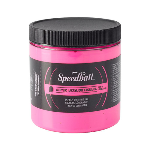 Speedball Acrylic Screen Printing Ink 8 oz. Fluorescent Magenta - (200018256) Speedball Acrylic Screen Printing Ink 8 oz. Fluorescent Magenta - (200018256)
