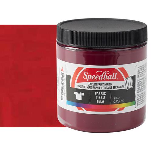 Speedball Fabric Screen Printing Ink Burgundy 8 oz. - (66475) Speedball Fabric Screen Printing Ink Burgundy 8 oz. - (66475)